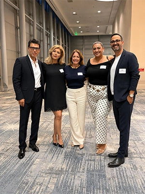 Mitra Razipour With Her Colleagues